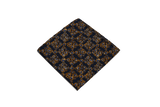 Gold and Black Pocket Squares