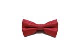 Crimson Silk Bow Tie