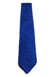 Blue Lined Silk Tie