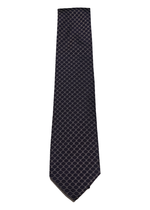 Black/Grey Silk Tie