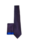 Purple w Blue Accent Tie
