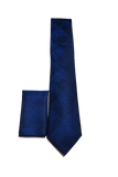 Blue L Checkered Tie