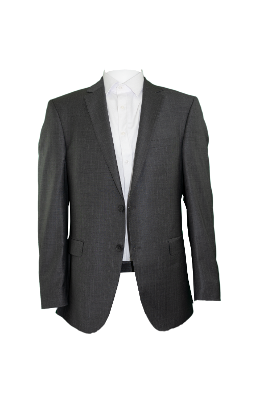 Grey With White Lines Suit